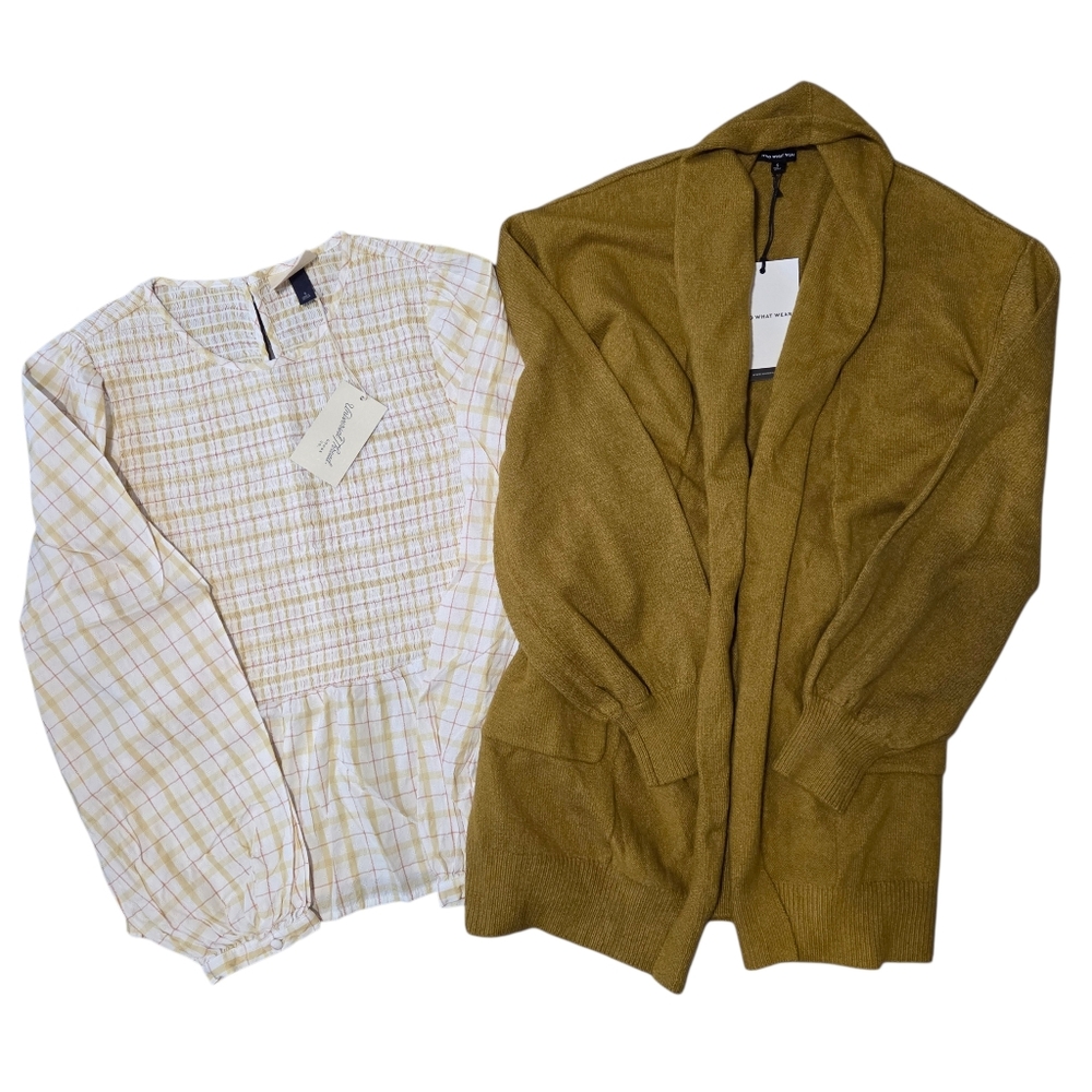 Women's Sweater and Longsleeve Top, Size S